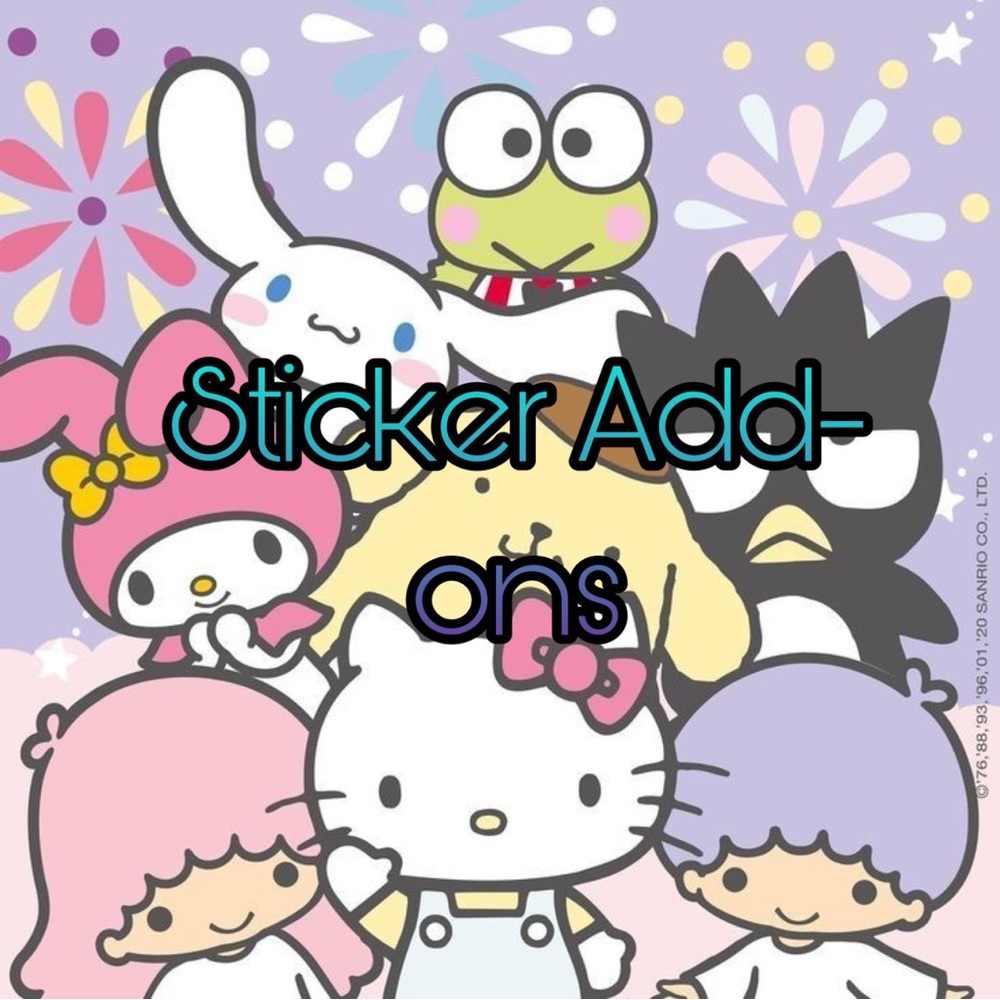 🦋STICKER ADD-ON🦋